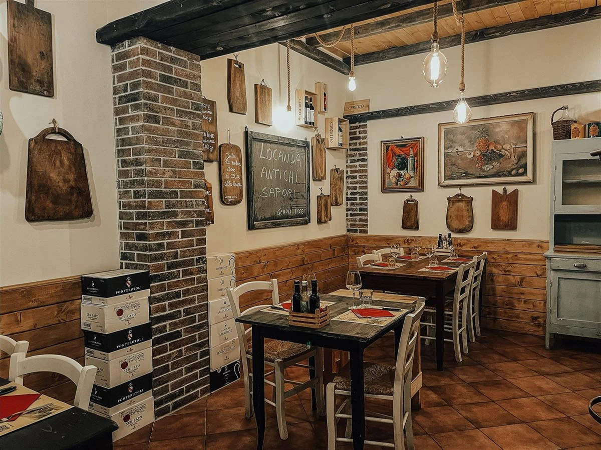 La sala pequeña de la Locanda Antichi Sapori