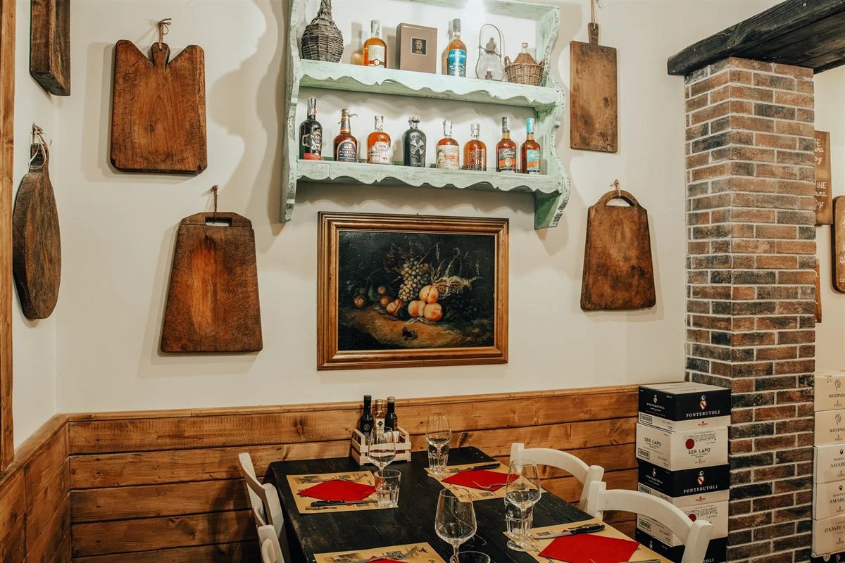 Las tablas y los cuadros de la sala